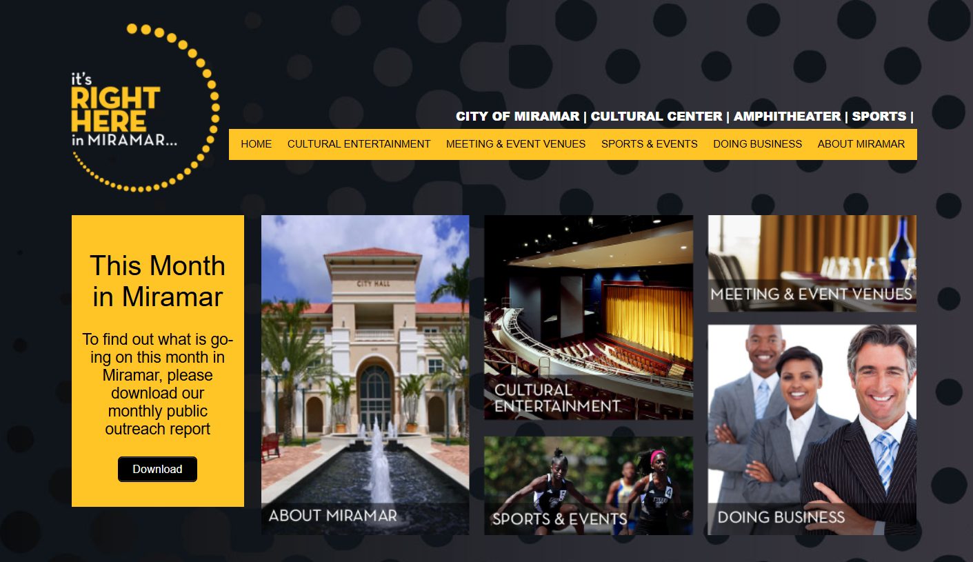 It's Right Here — City of Miramar campaign